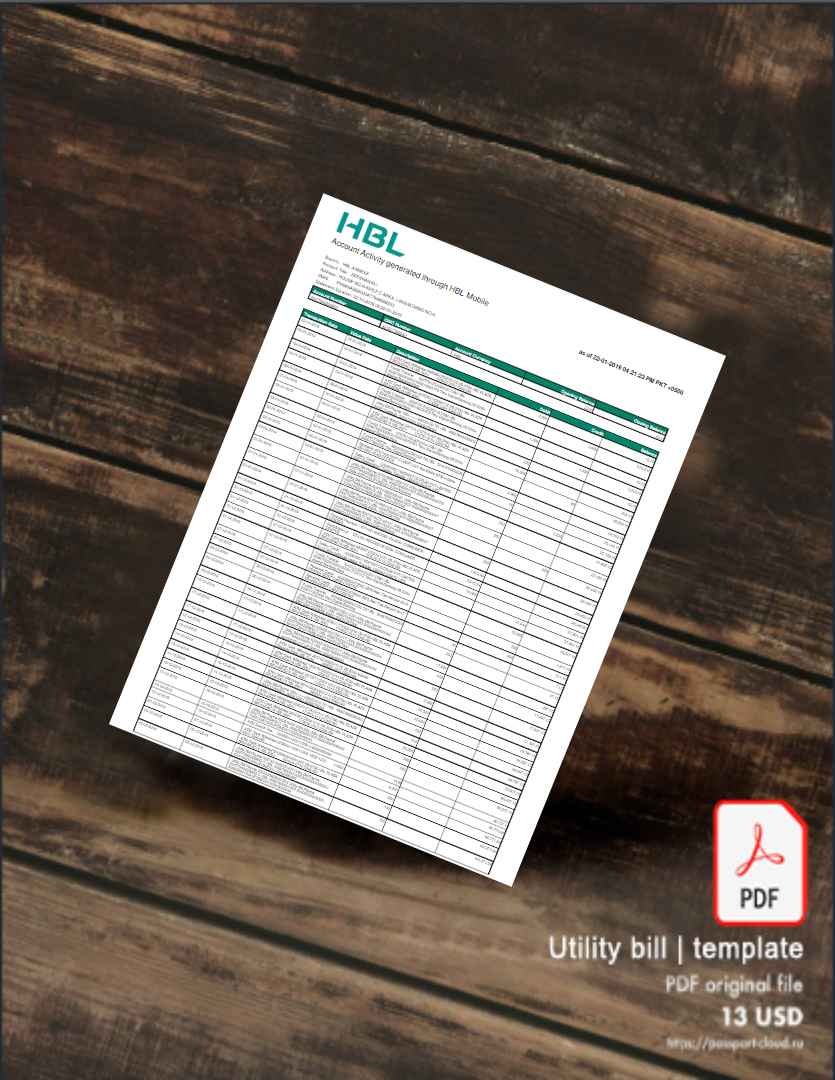 Utility bill | Albanian Power | Albania